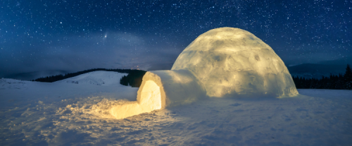 Perché gli eschimesi vivono negli igloo?