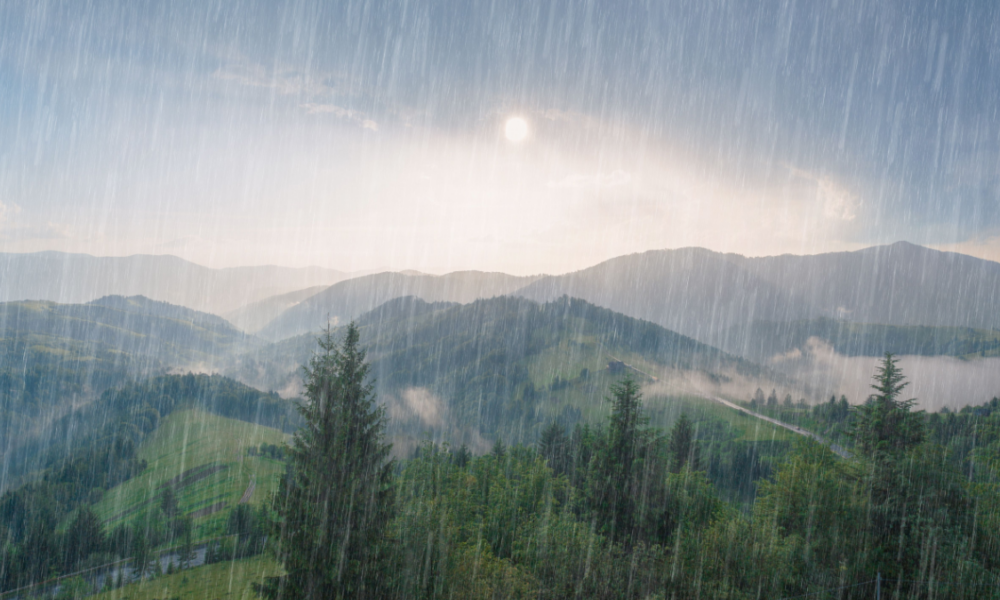 Perché piove in determinate zone?