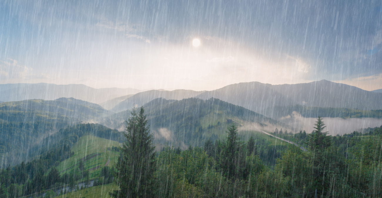 Perché piove in determinate zone?